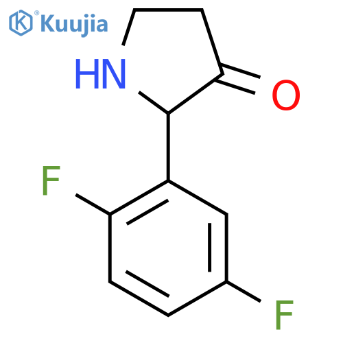 2-(2,5-Difluorophenyl)pyrrolidin-3-one structure