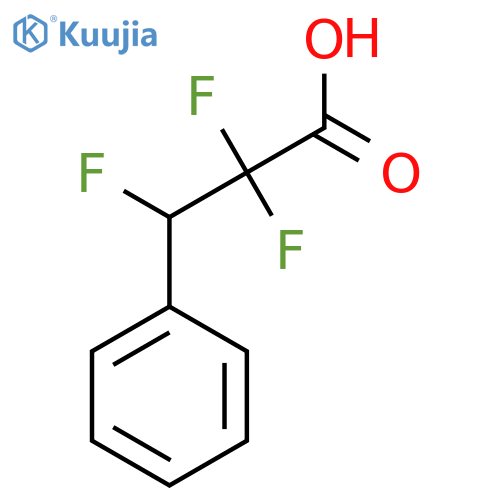 2,2,3-Trifluoro-3-phenylpropanoic acid structure