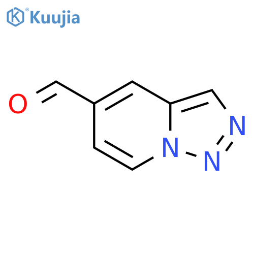 1,2,3Triazolo1,5-apyridine-5-carbaldehyde structure