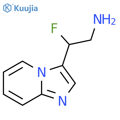 2-fluoro-2-{imidazo1,2-apyridin-3-yl}ethan-1-amine structure