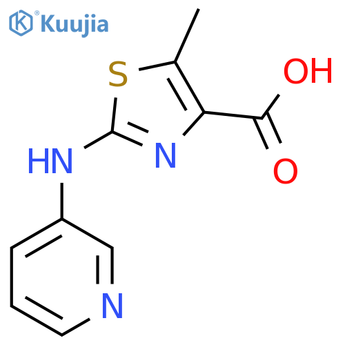 5-Methyl-2-(pyridin-3-ylamino)-thiazole-4-carboxylic acid structure