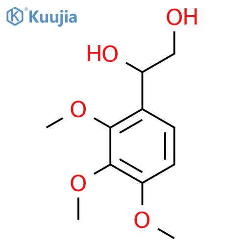 1-(2,3,4-trimethoxyphenyl)ethane-1,2-diol structure