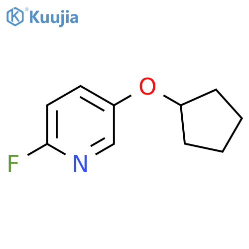 5-(Cyclopentyloxy)-2-fluoropyridine structure