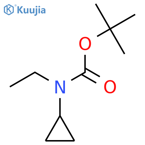 N-Boc-N-ethylcyclopropylamine structure