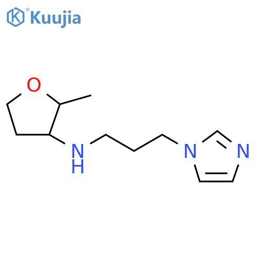 N-3-(1H-imidazol-1-yl)propyl-2-methyloxolan-3-amine structure