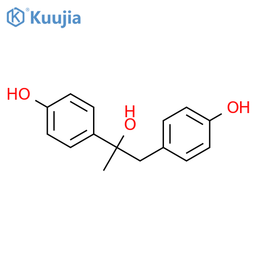1,2-Bis(4-hydroxyphenyl)-2-hydroxypropane structure