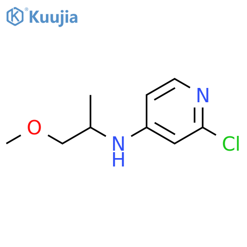 2-chloro-N-(1-methoxypropan-2-yl)pyridin-4-amine structure