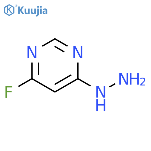 4-FLUORO-6-HYDRAZINYLPYRIMIDINE structure