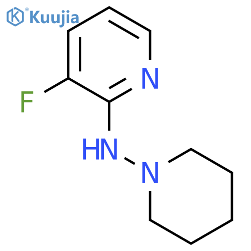 3-Fluoro-N-(piperidin-1-yl)pyridin-2-amine structure