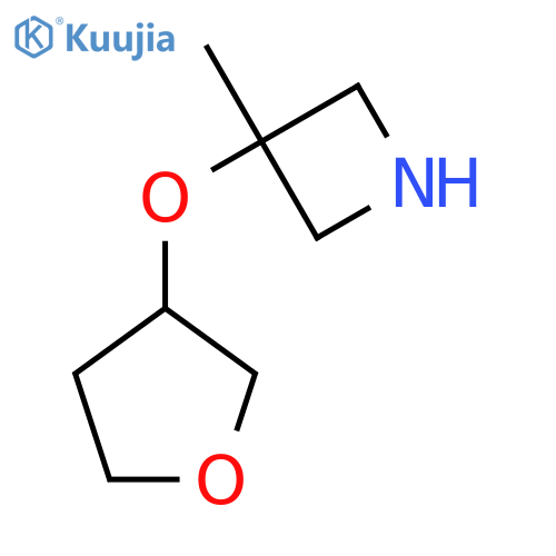 3-Methyl-3-(oxolan-3-yloxy)azetidine structure