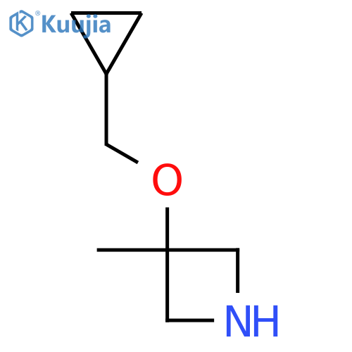 3-(cyclopropylmethoxy)-3-methylazetidine structure