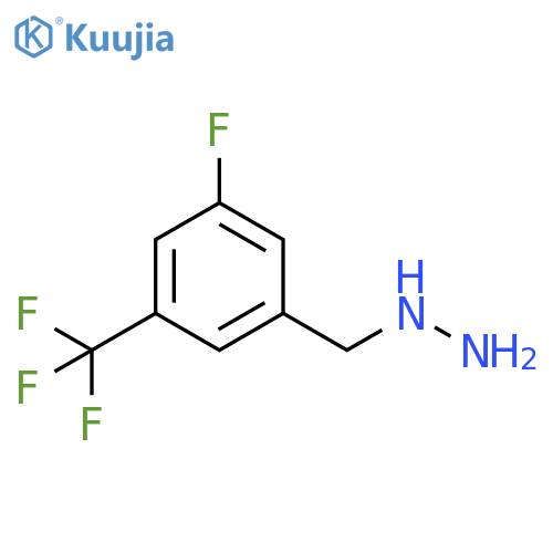 {3-fluoro-5-(trifluoromethyl)phenylmethyl}hydrazine structure