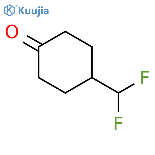 4-(difluoromethyl)cyclohexanone structure