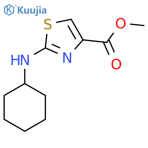 Methyl 2-(cyclohexylamino)-1,3-thiazole-4-carboxylate structure