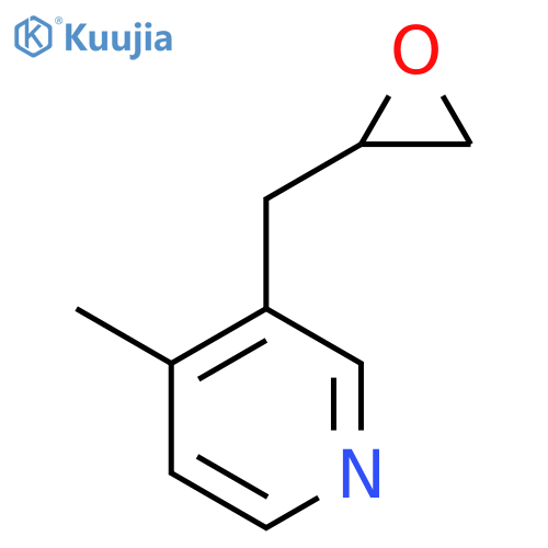 4-methyl-3-(oxiran-2-yl)methylpyridine structure