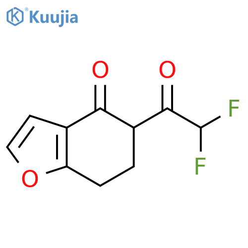 5-(2,2-Difluoroacetyl)-4,5,6,7-tetrahydro-1-benzofuran-4-one structure