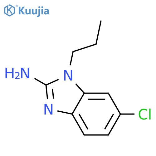 1H-Benzimidazol-2-amine, 6-chloro-1-propyl- structure