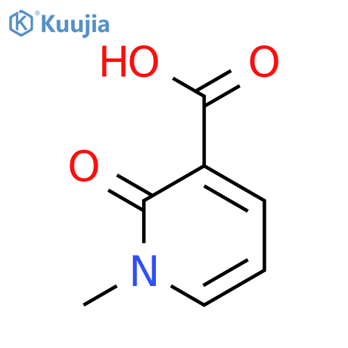 1-Methyl-2-oxo-1,2-dihydropyridine-3-carboxylic acid structure