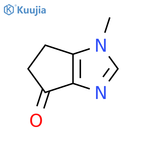 Cyclopent[d]imidazol-4(1H)-one, 5,6-dihydro-1-methyl- structure