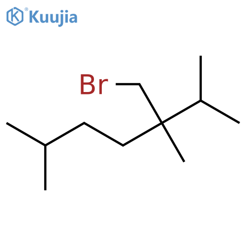 3-(Bromomethyl)-2,3,6-trimethylheptane structure
