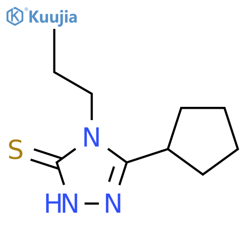 5-Cyclopentyl-4-propyl-4h-1,2,4-triazole-3-thiol structure