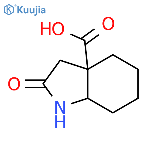 Octahydro-2-oxo-3aH-indole-3a-carboxylic acid structure