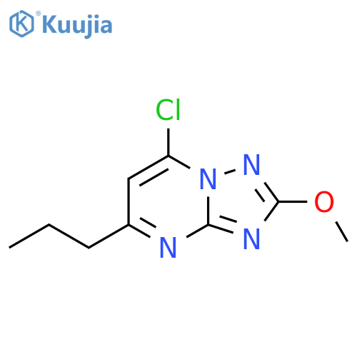 7-Chloro-2-methoxy-5-propyl-[1,2,4]triazolo[1,5-a]pyrimidine structure