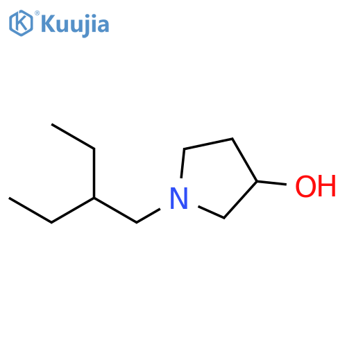 1-(2-ethylbutyl)pyrrolidin-3-ol structure