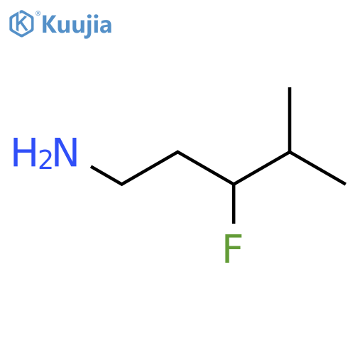 3-fluoro-4-methylpentan-1-amine structure