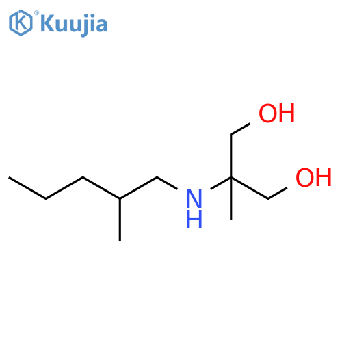 2-methyl-2-(2-methylpentyl)aminopropane-1,3-diol structure