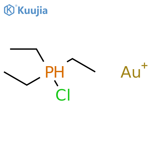 Chloro(triethylphosphine)gold structure