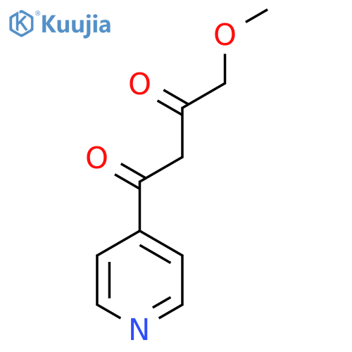 4-methoxy-1-(pyridin-4-yl)butane-1,3-dione structure