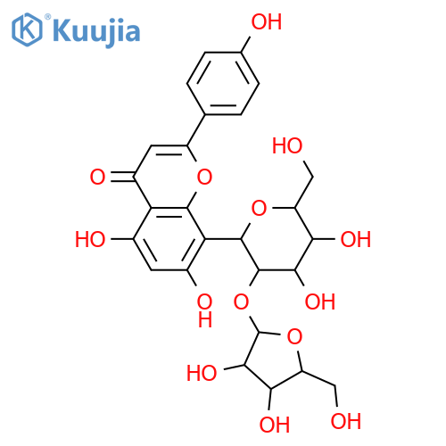 8-C-β-D-Glucopyranosyl-4',5,7-trihydroxyflavone; 2''-O-α-D-Arabinofuranosyl structure