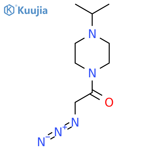 2-Azido-1-[4-(propan-2-yl)piperazin-1-yl]ethan-1-one structure