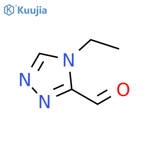 4-ethyl-4H-1,2,4-triazole-3-carbaldehyde structure