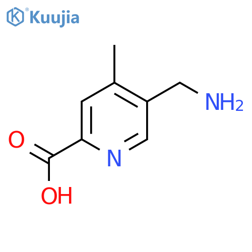 5-(Aminomethyl)-4-methylpyridine-2-carboxylic acid structure