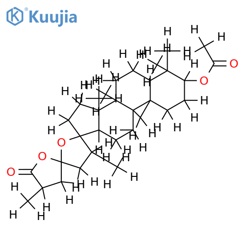 Ac-17,23-Epoxy-3-hydroxycycloartan-26,23-olide structure
