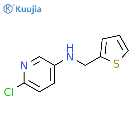 6-chloro-N-(thiophen-2-yl)methylpyridin-3-amine structure