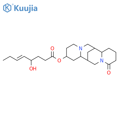 13-Hydroxylupanine; O-(3-Hydroxy-5-octenoyl)(Z-) structure