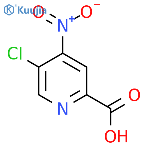 5-Chloro-4-nitropicolinic acid structure