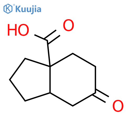 6-oxo-octahydro-1H-indene-3a-carboxylic acid structure