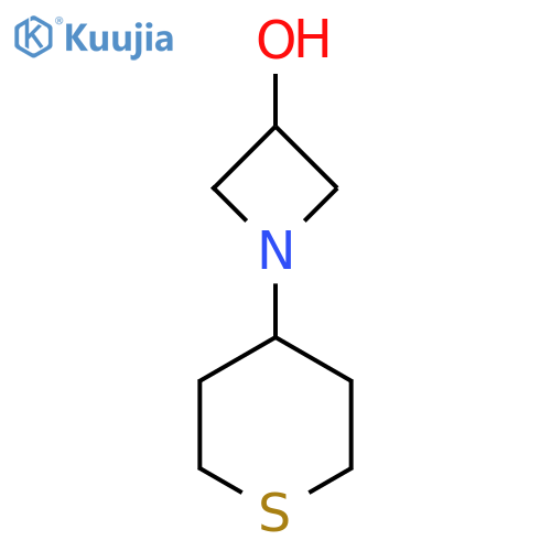 1-(Tetrahydro-2H-thiopyran-4-yl)azetidin-3-ol structure