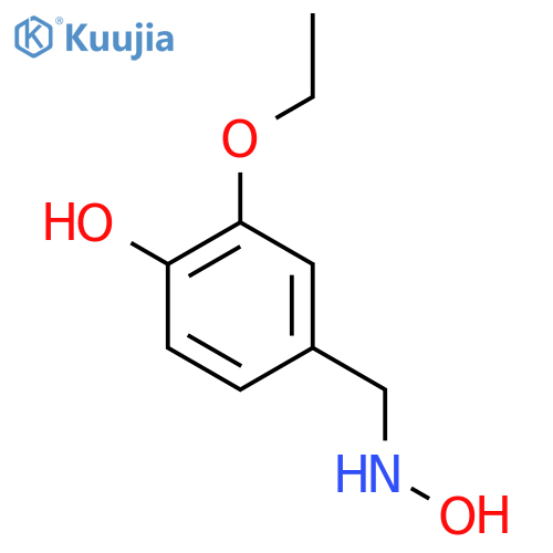 2-ethoxy-4-(hydroxyamino)methylphenol structure