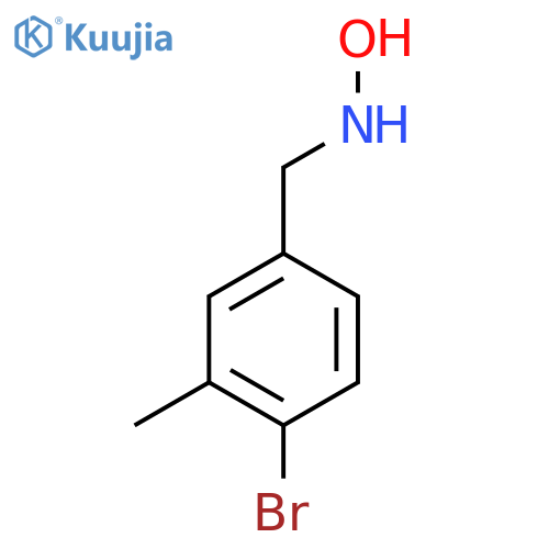 N-(4-bromo-3-methylphenyl)methylhydroxylamine structure