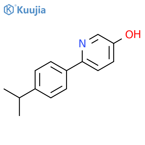 3-Pyridinol, 6-[4-(1-methylethyl)phenyl]- structure