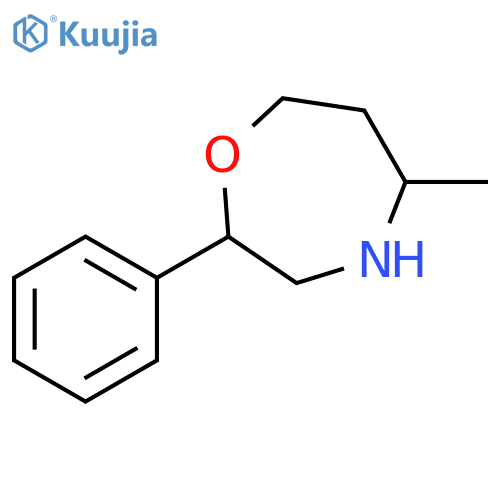 5-methyl-2-phenyl-1,4-oxazepane structure