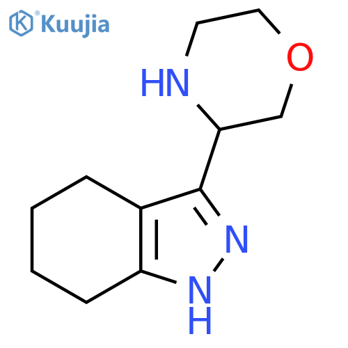3-(morpholin-3-yl)-4,5,6,7-tetrahydro-1H-indazole structure
