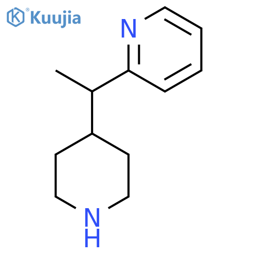 2-1-(piperidin-4-yl)ethylpyridine structure
