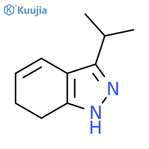 3-Propan-2-yl-6,7-dihydro-1H-indazole structure