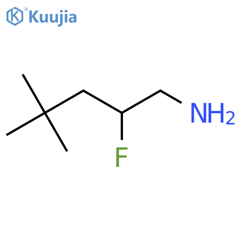 2-fluoro-4,4-dimethylpentan-1-amine structure
